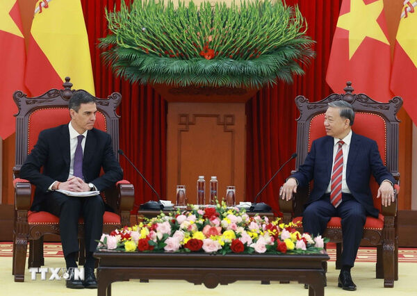 Vietnam wants to deepen comprehensive cooperation with Spain: Party chief