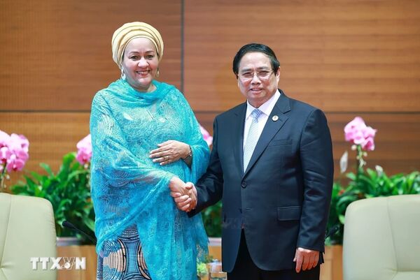 PM meets with UN Deputy Secretary-General on P4U Summit sidelines