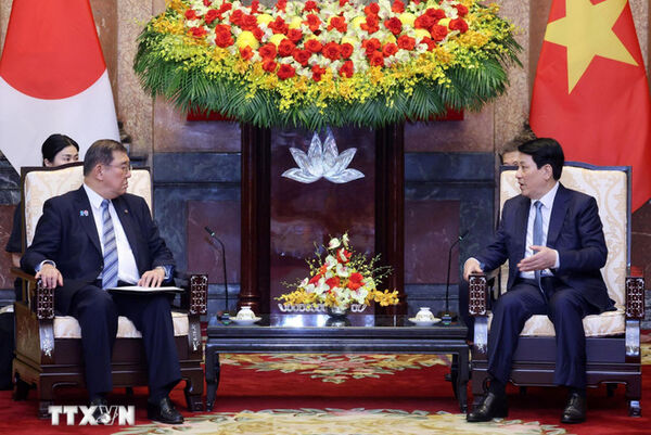 State President meets Japanese PM Ishiba Shigeru