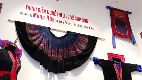 Dien Bien ethnic people preserving traditional embroidery, beeswax painting