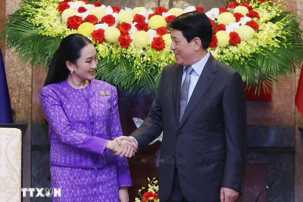  Vietnamese President welcomes Thai Prime Minister&nbsp;
