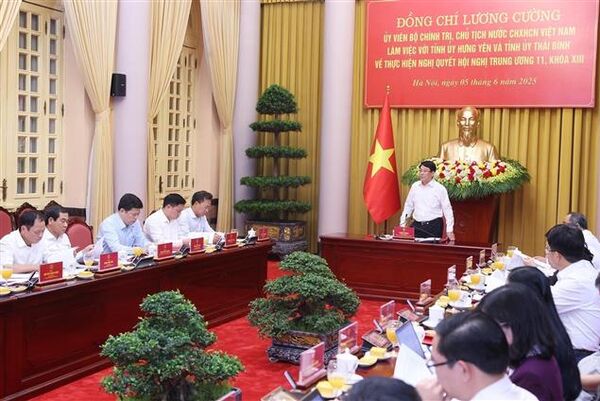 Merger of Hung Yen, Thai Binh – catalyst for stronger, more competitive province: President