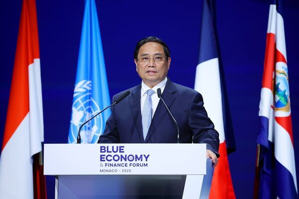Prime Minister delivers speech at Blue Economy and Finance Forum in Monaco