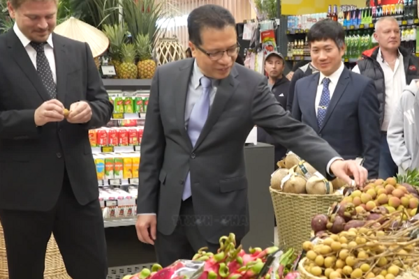 “Góc Việt Nam” đầu tiên tại chuỗi siêu thị lớn của Nga