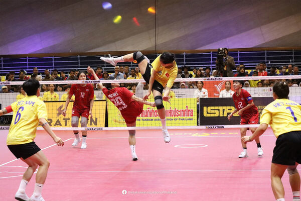 Vietnam women defend world gold in Sepak Takraw quadrant event