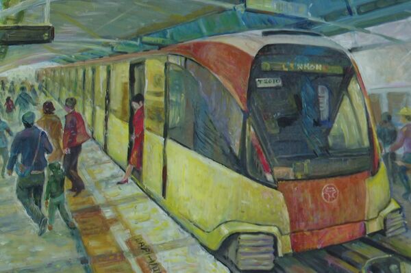 When the train station becomes a space for art