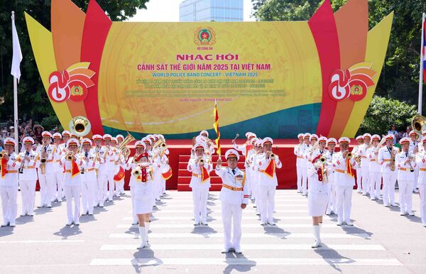 World Police Band Concert 2025 kicks off in Hanoi