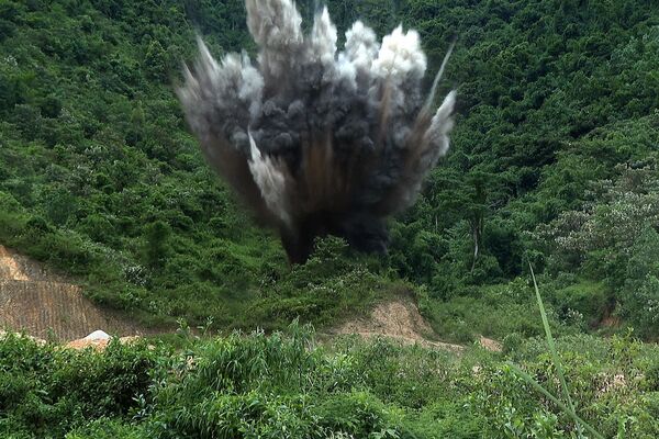 Cluster bomb safely detonated in Phu Tho province