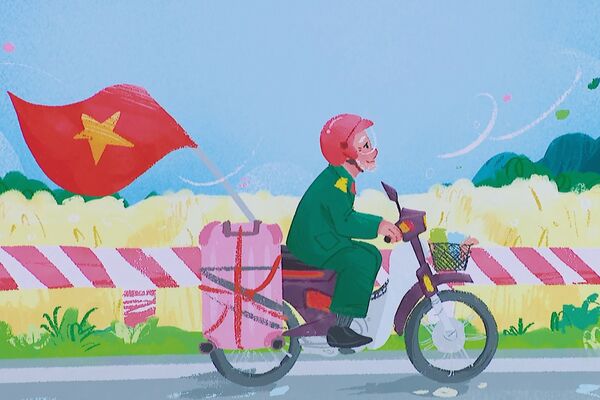 Youthful perspectives on patriotism through digital art