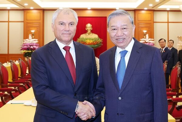 Russian parliament ready to bolster all-round ties with Vietnam: Volodin