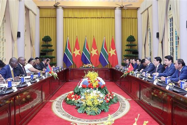 State President holds talks with South African counterpart