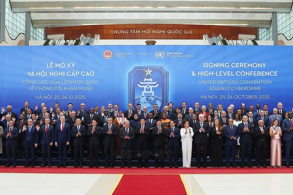 Signing ceremony of UN Convention against Cybercrime opens in Hanoi 