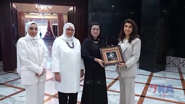 Spouses of Vietnamese and Kuwaiti PMs visit Al-Salam Palace Museum