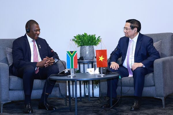 Vietnamese PM receives South African Deputy President in Johannesburg