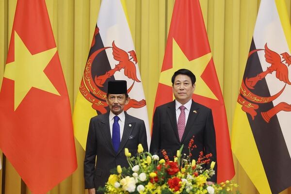 President of Vietnam, Sultan of Brunei vow to double trade soon during talks