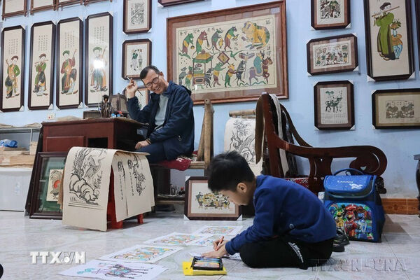 UNESCO listing gives new momentum to preserving Dong Ho folk painting craft