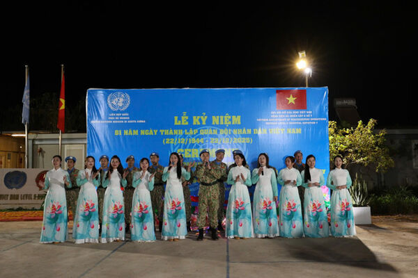 <b>Vietnamese peacekeepers celebrate army’s founding anniversary in Africa</b>