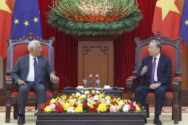 Party chief hosts European Council President