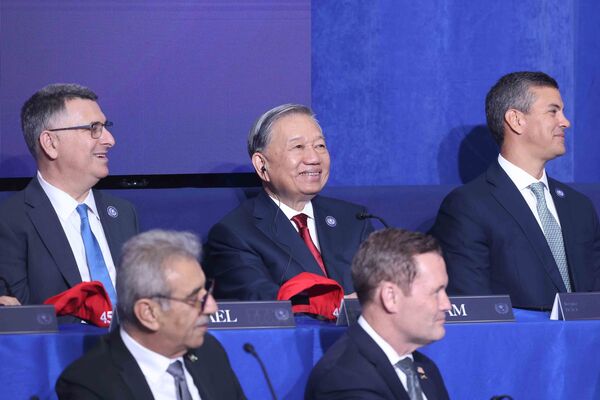 Party leader attends inaugural meeting of Gaza Board of Peace in US