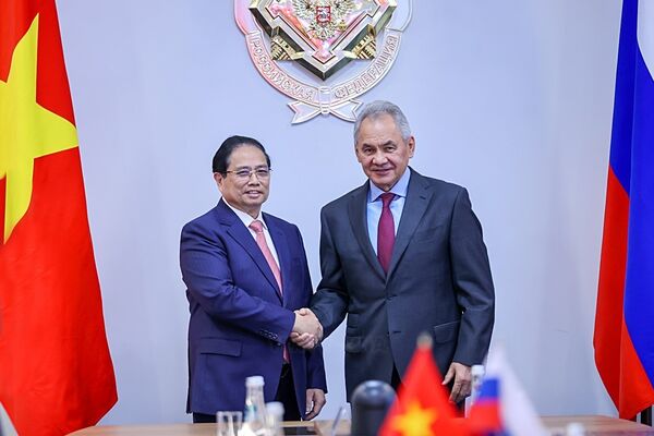 Vietnamese Government leader meets with Secretary of Russian Security Council in Moscow