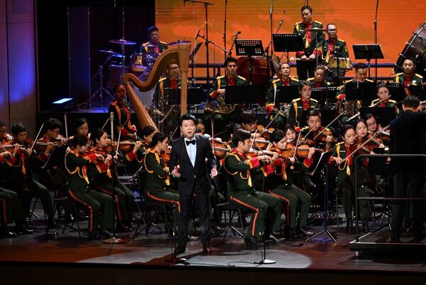 New military orchestra marks debut with grand symphony