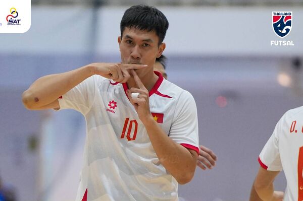 <b>ĐT futsal Việt Nam tiếp tục thắng đậm, sẵn sàng gặp Thái Lan</b>