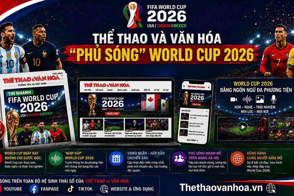 <b>Tiêu điểm Thể thao: 'Phủ sóng' World Cup 2026 cùng báo Thể thao và Văn hóa</b>