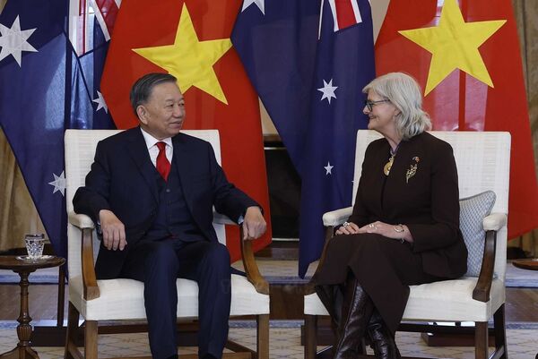 Top Vietnamese leader meets Australian Governor-General