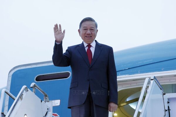 Vietnam’s top leader arrives in New York for UNGA 81 high-level debate