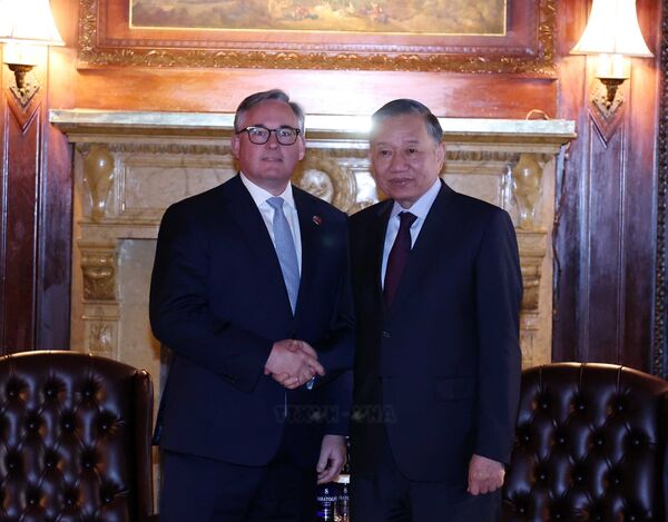 General Secretary and President To Lam receives leaders of major US corporations